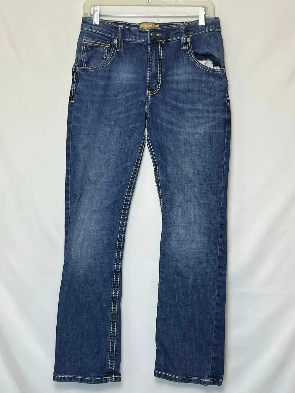 Wrangler 20X Women’s 18R Blue Straight Leg Denim Jeans 5 Pocket Western Style